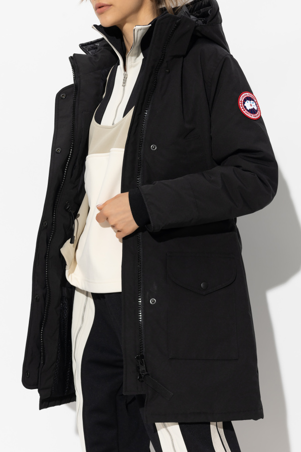 Black Trillium hooded down jacket Canada Goose Vitkac GB